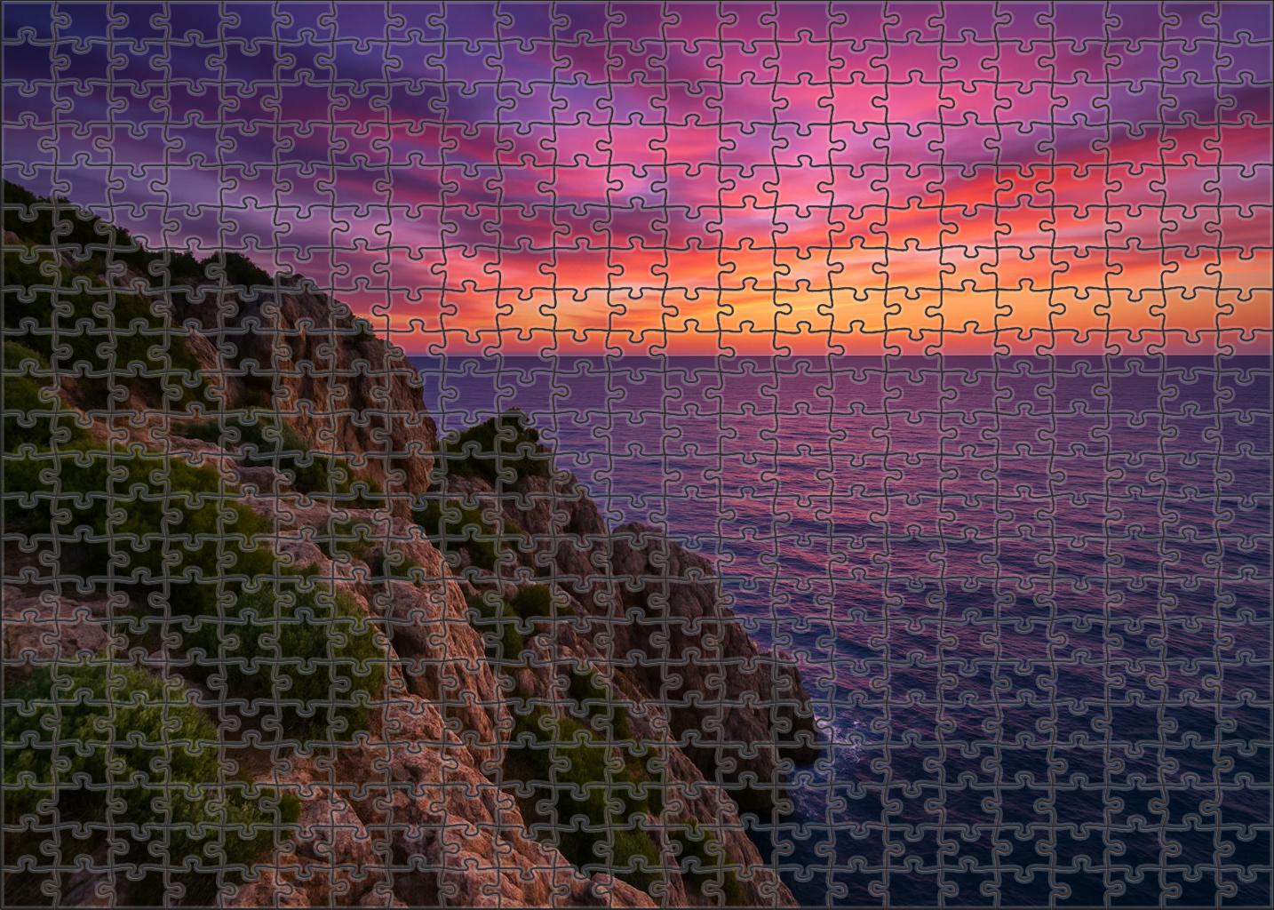 Twilight Coastal Headland 50 Piece Puzzle