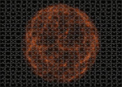 Silent Supernova Remnant Shell Puzzle Collection