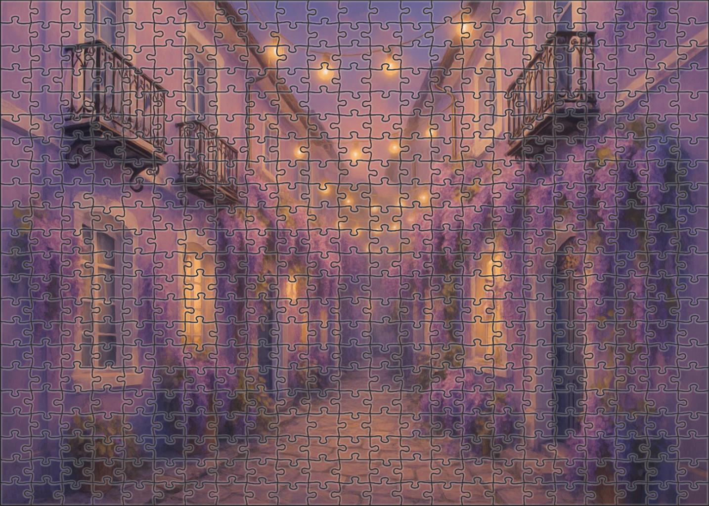 Lavender Passage 1000 Piece Puzzle