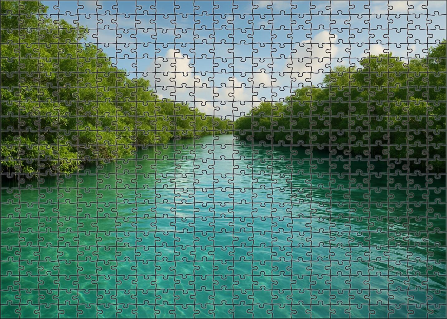 Sapphire Lagoon Preserve 50 Piece Puzzle