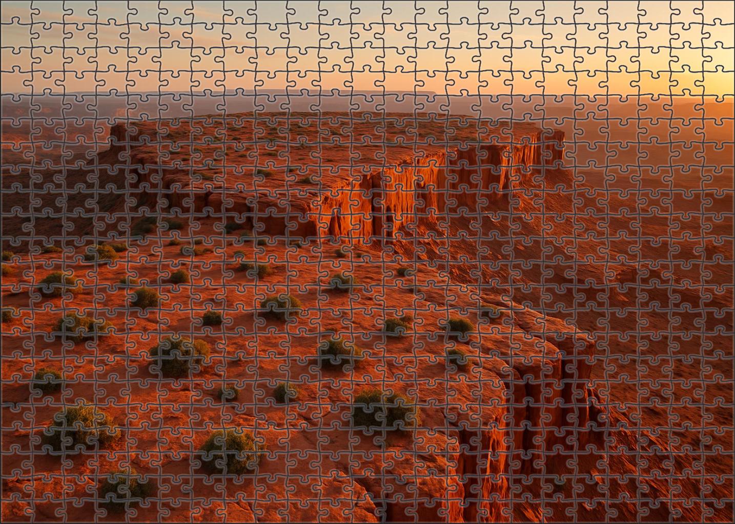Crimson Mesa Vista Large Format Puzzle