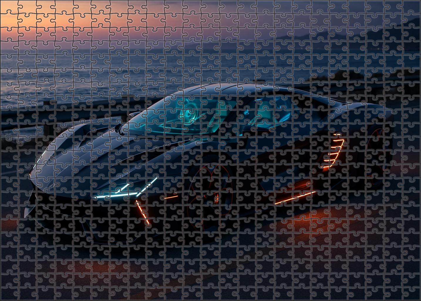 Orion Nexus Hypercar With Hybrid V10 And Cutting-edge Active Aerodynamics Large Format Puzzle