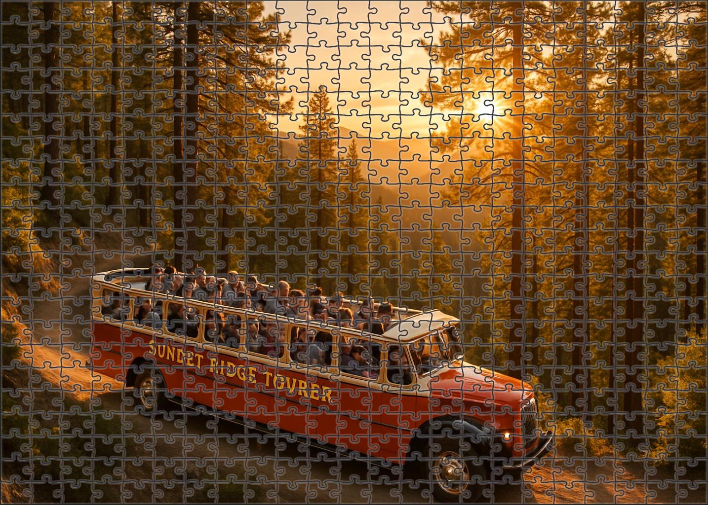Sunset Ridge Open-air Tourer Puzzle For Adults