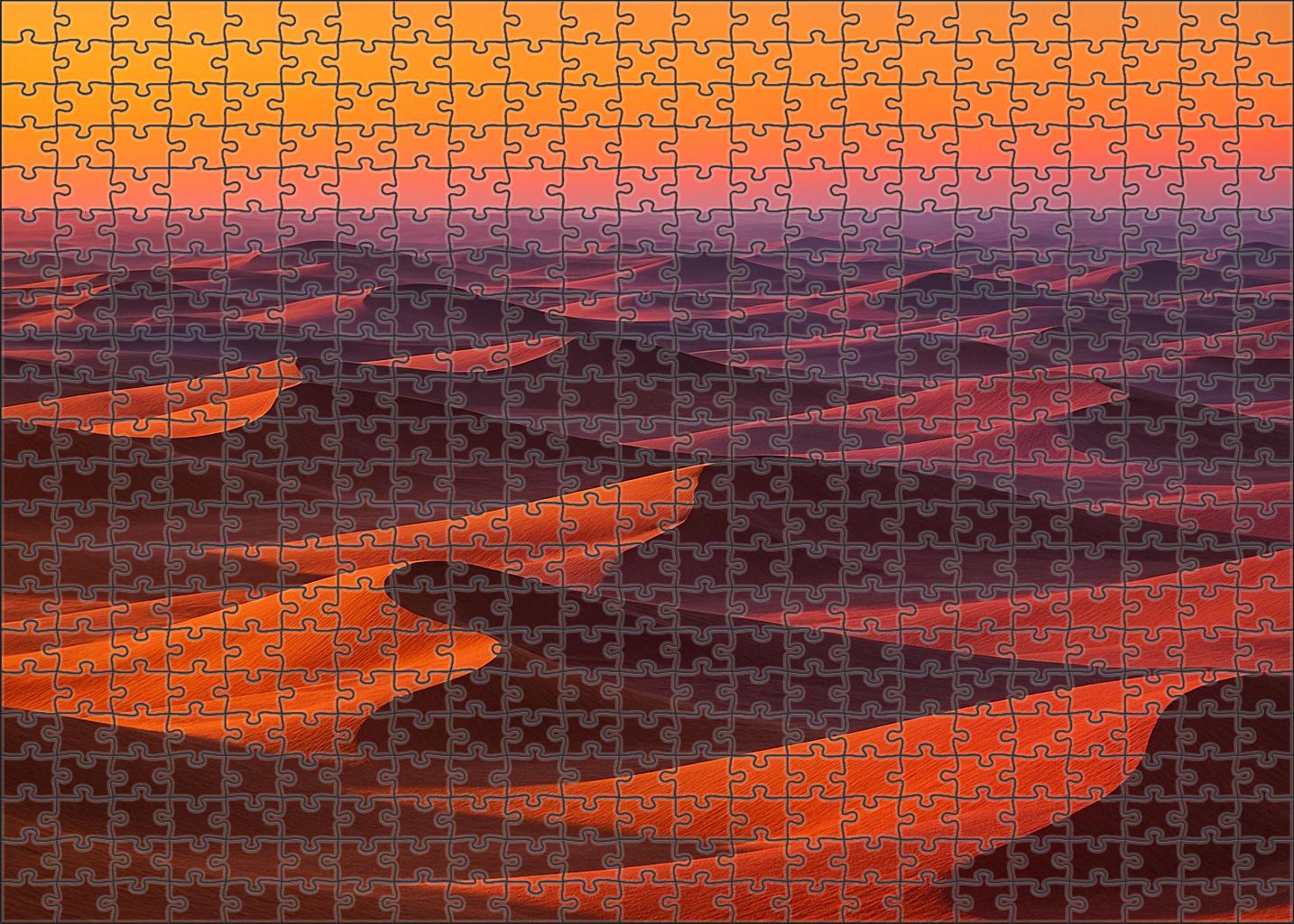 Evening Desert Mirage Puzzle Fun