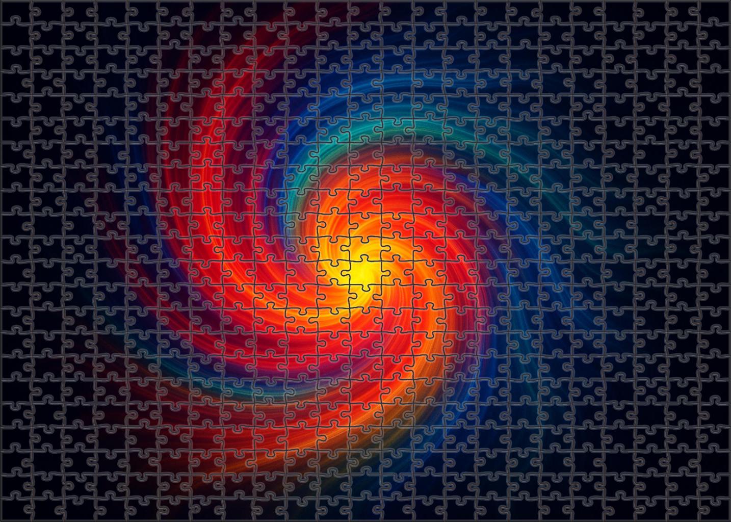 Chromatic Pulse Of Emotion Large Format Puzzle