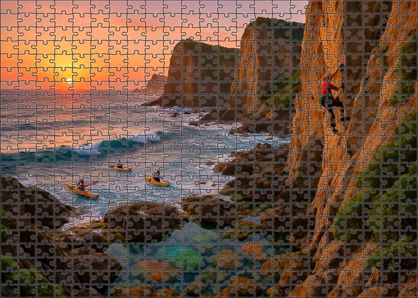 Whispering Tides Adventure By The Coast 500 Piece Puzzle