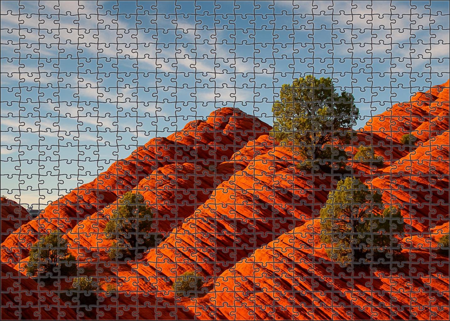 Crimson Mesa Ridge Puzzle For Kids