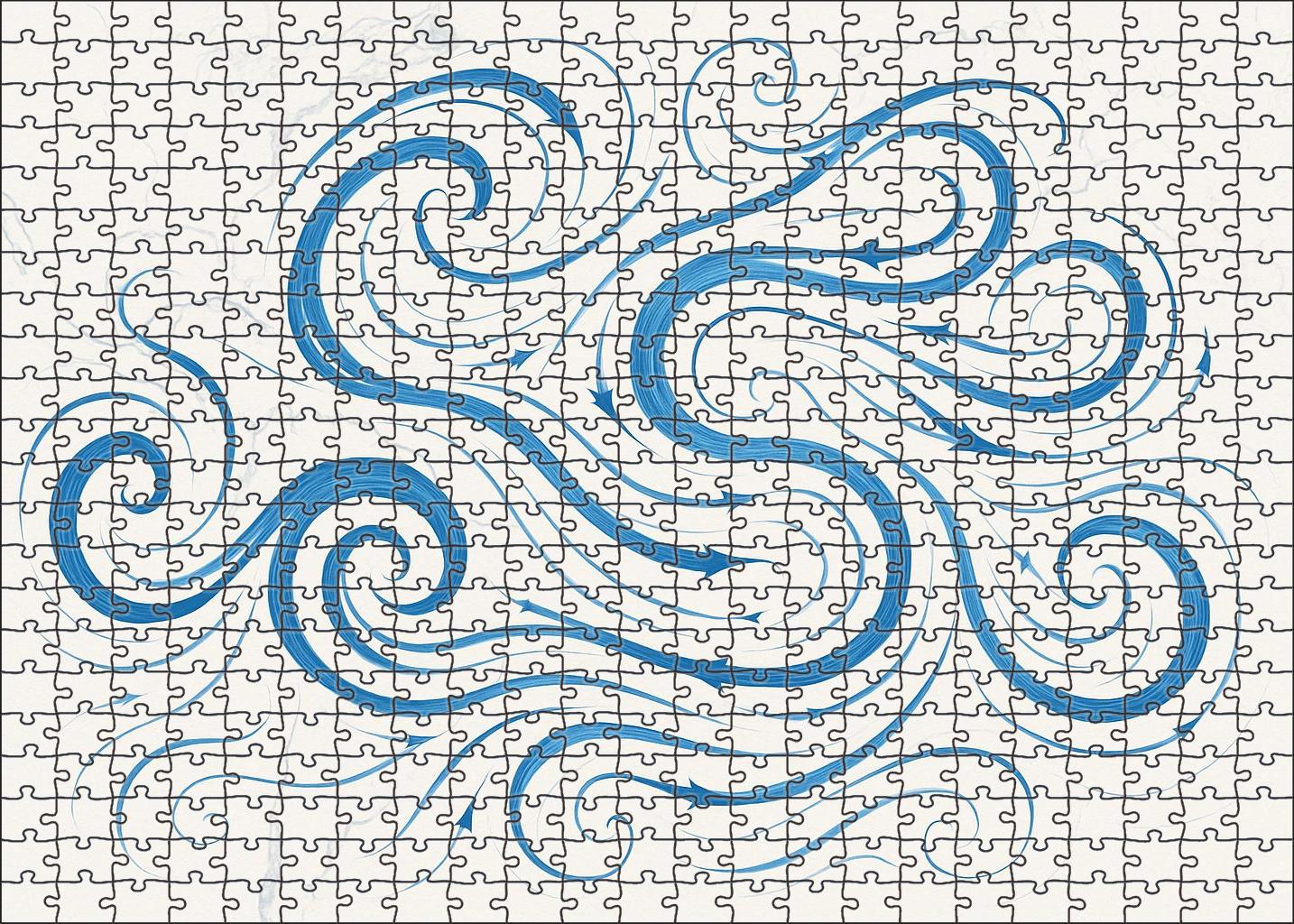 Ocean Current Streamline Diagram Puzzle For Adults