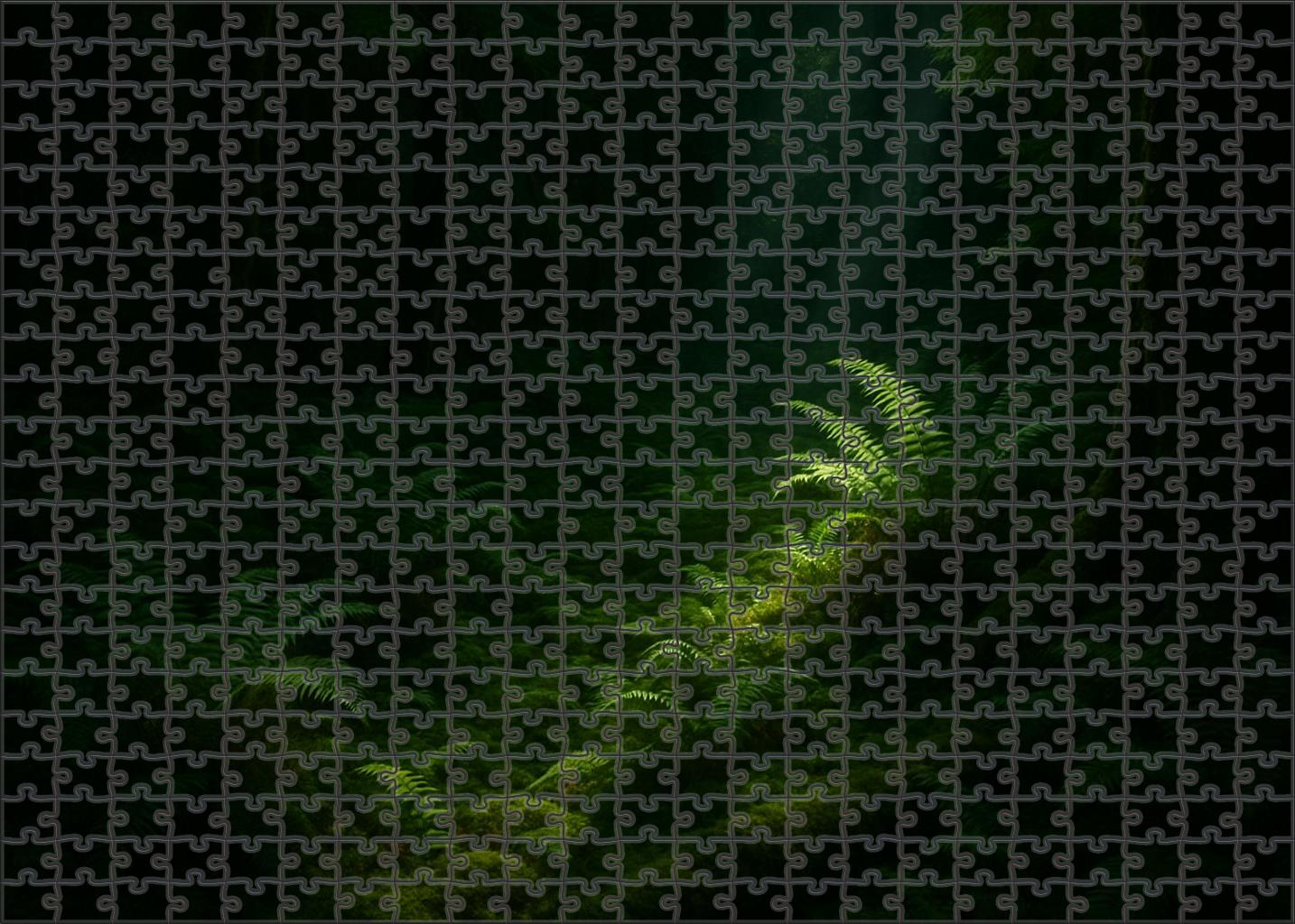 Verdant Shadow Hollows 1000 Piece Puzzle