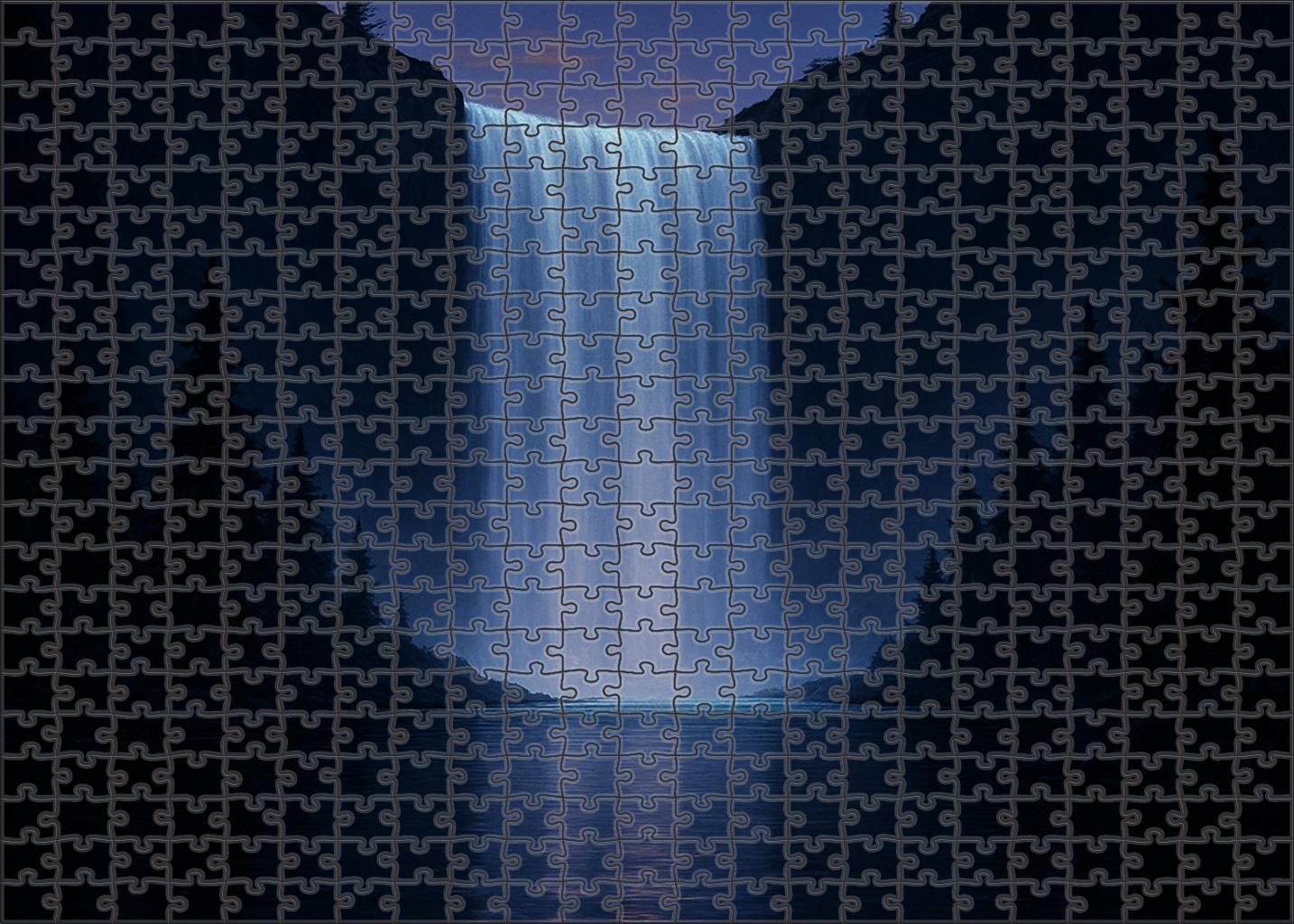 Midnight Glass Plunge Easy Puzzles