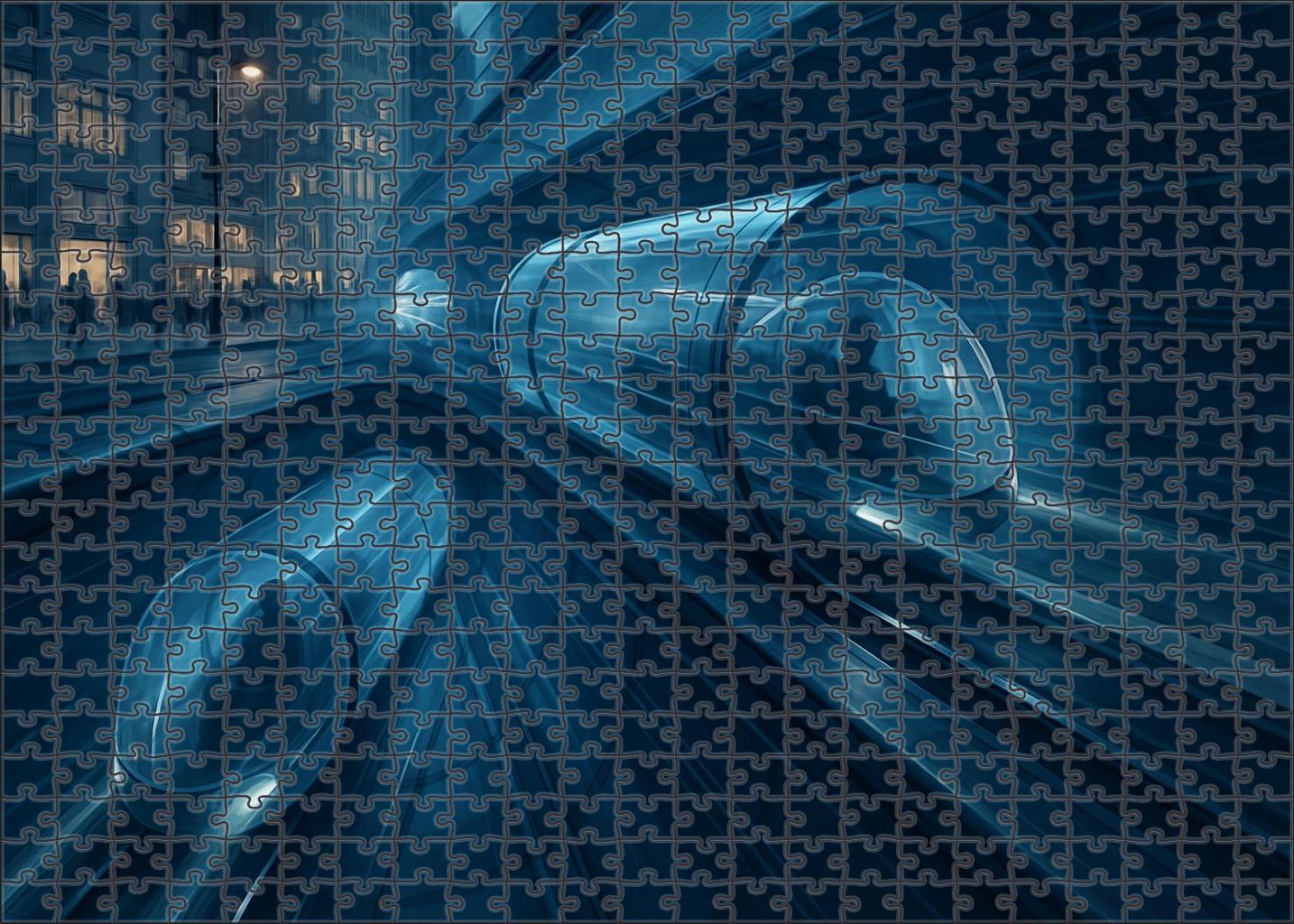 Pneumatic Urban Capsule Transit Challenging Puzzles