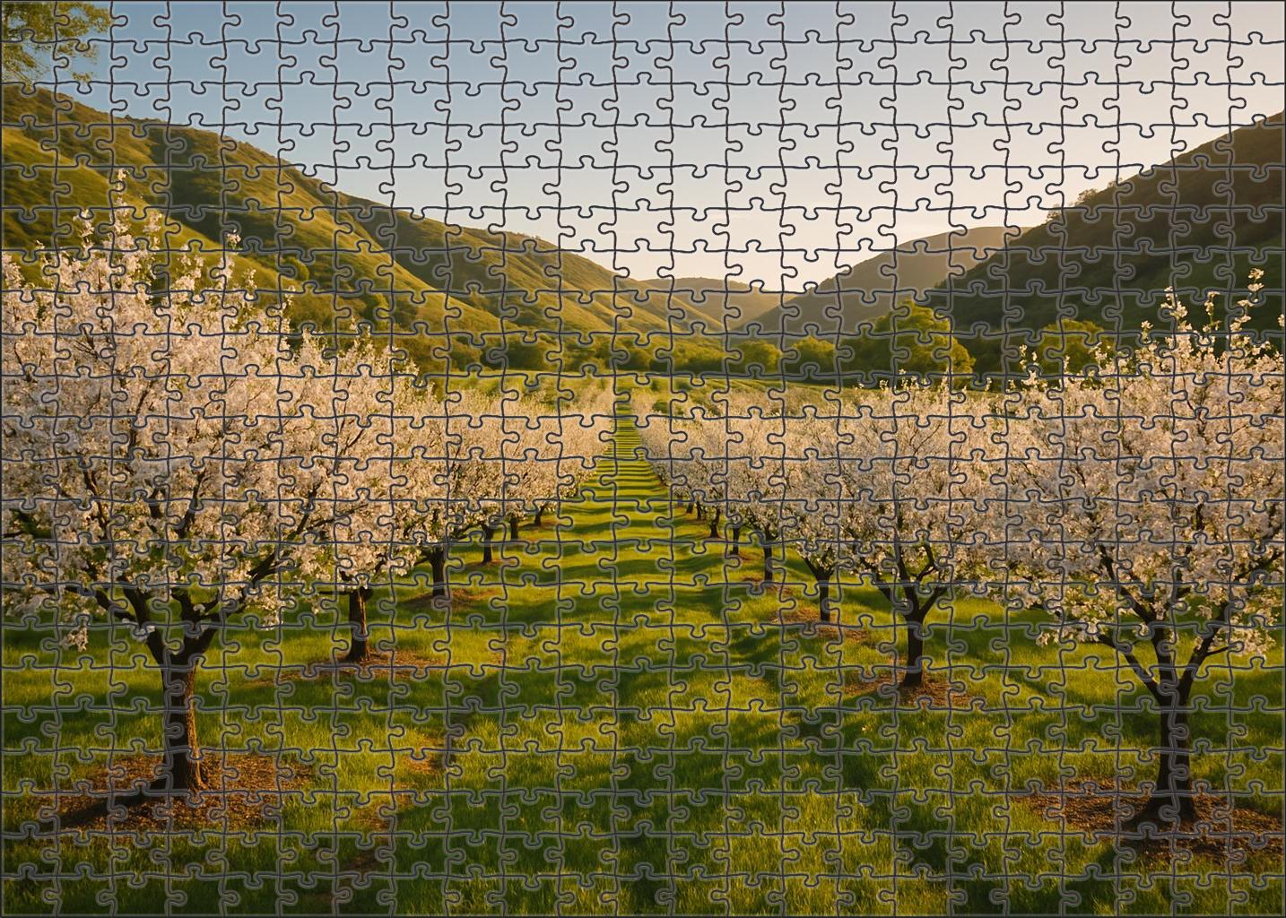 Sunlit Valley Orchard 200 Piece Puzzle