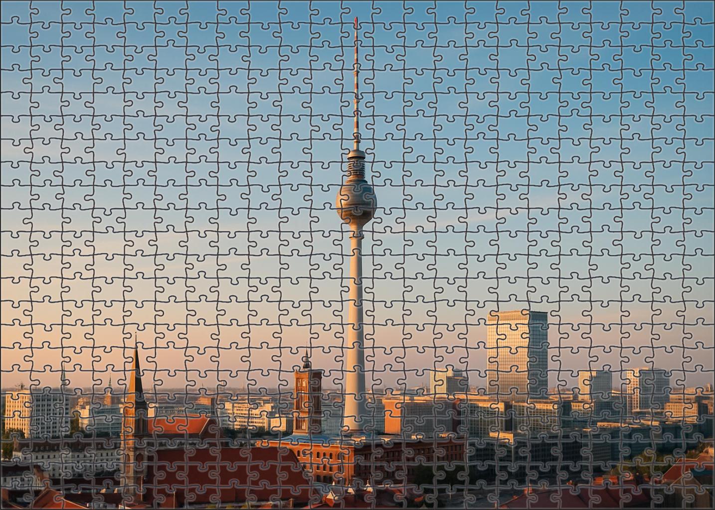 Berlin Skyline Historic Heart Meets Contemporary Modernity 100 Piece Puzzle