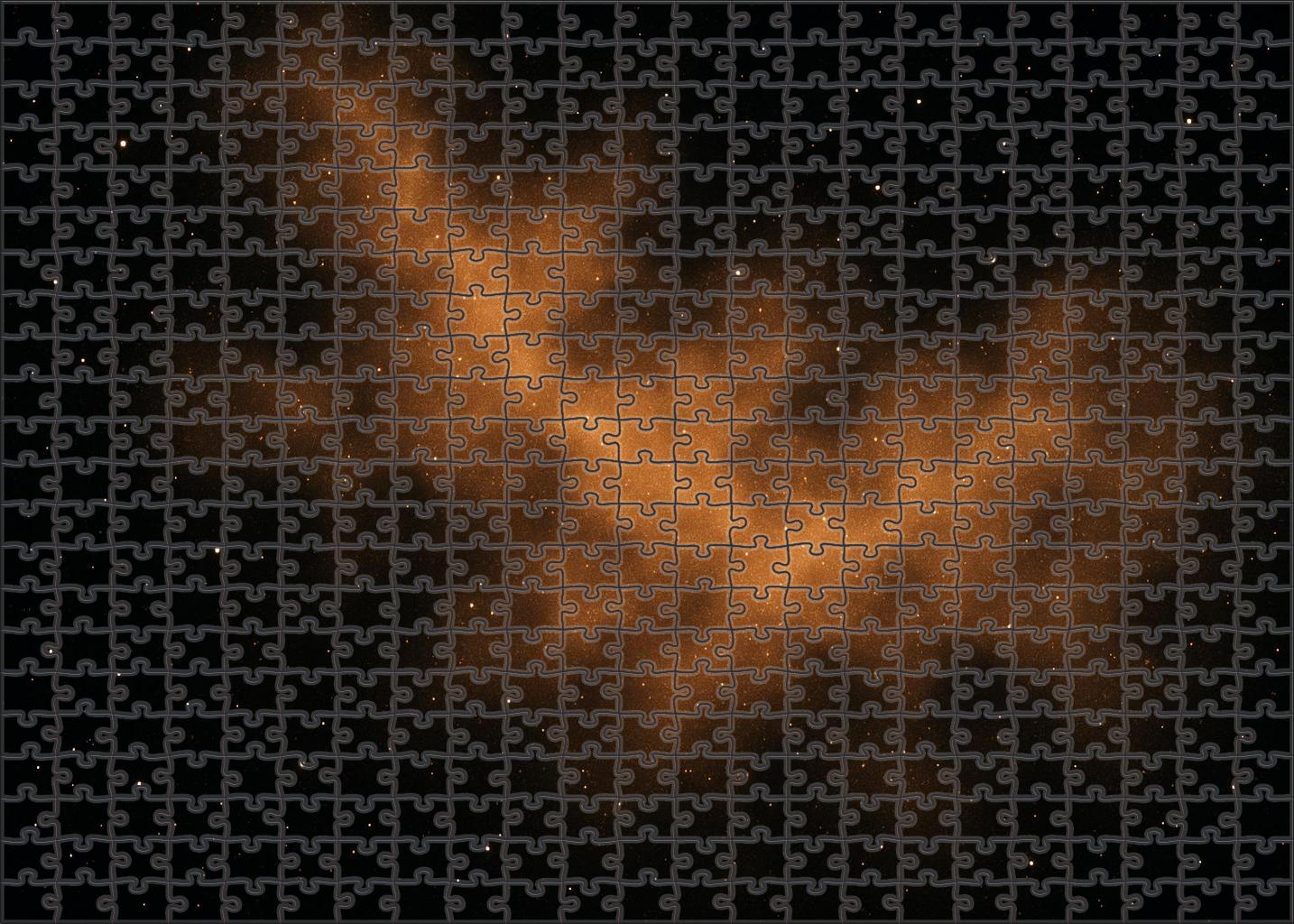 Amber Dust Cloud Veil 100 Piece Puzzle