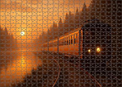 Sunrise Panorama Sleeper Easy Puzzles