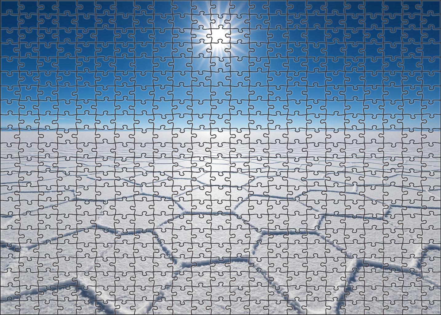 Saltpan Mirror Flats 1000 Piece Puzzle