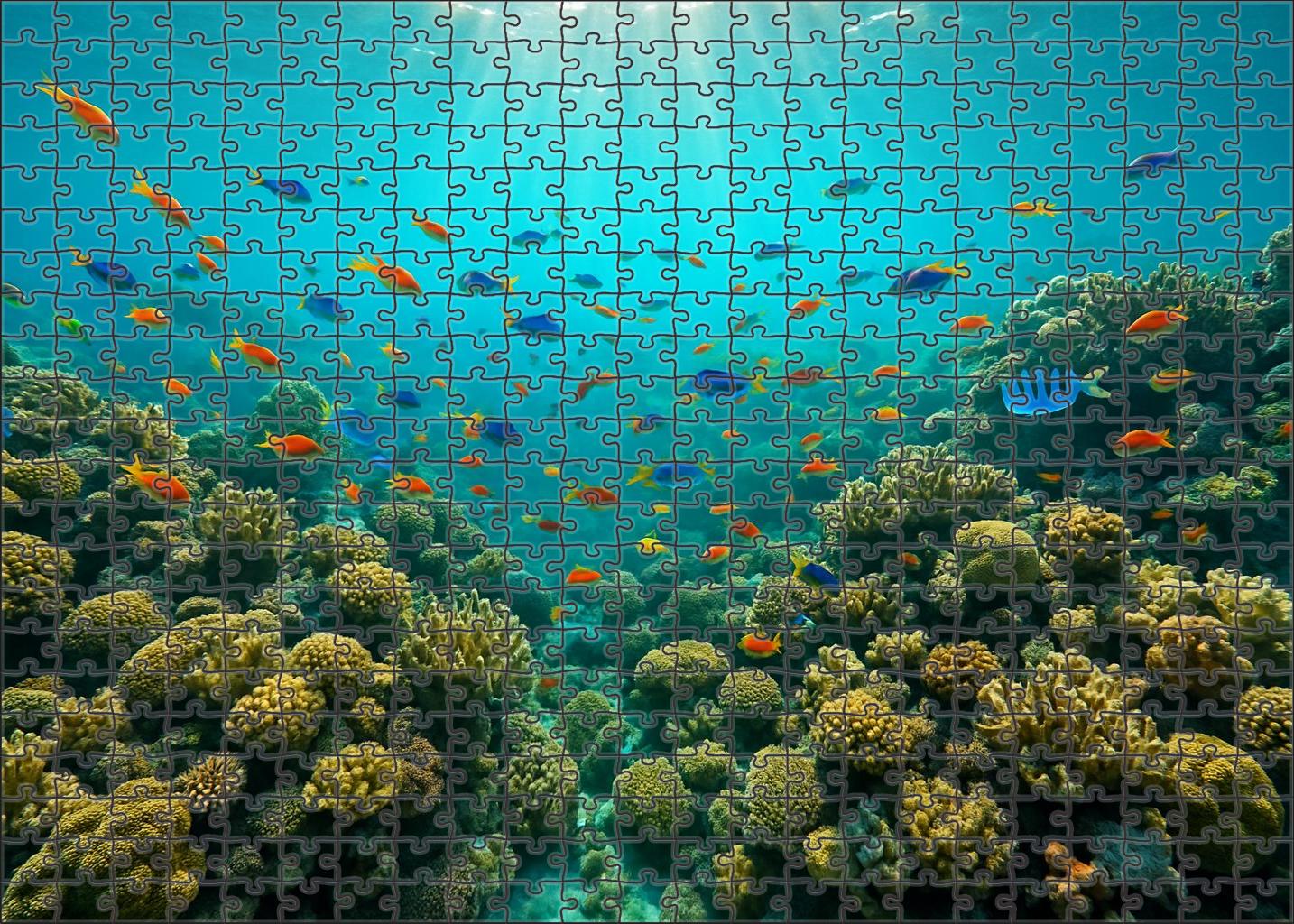 Opal Reef Labyrinth Custom Jigsaw Puzzle