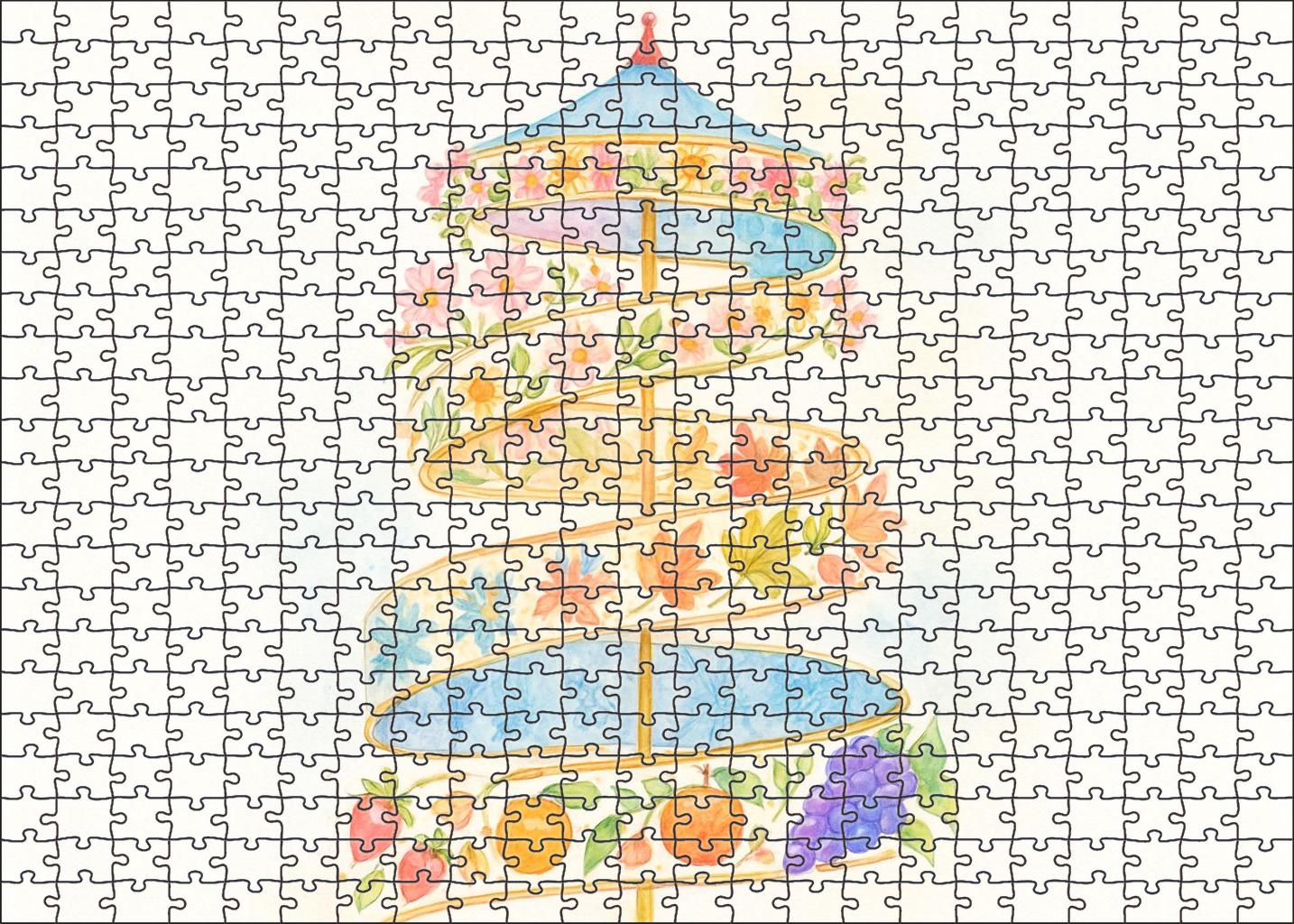 Spiral Carousel Of Seasons Puzzle Challenge