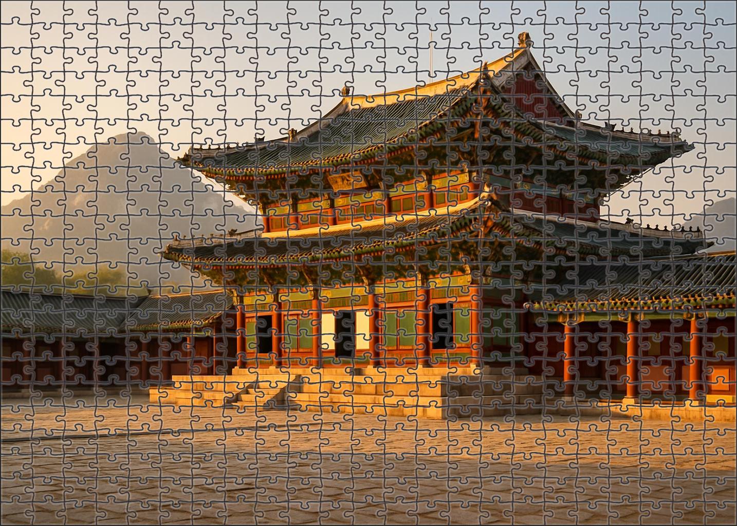 Gyeongbokgung Palace Located In Seoul South Korea Identified By 6810 As A Symbol Of Korean Royal Heritage 20 Piece Puzzle