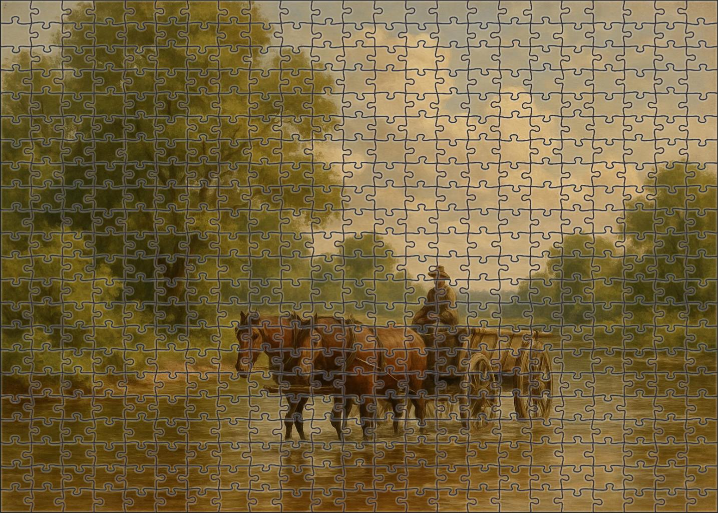 The Hay Wain Puzzle For Kids