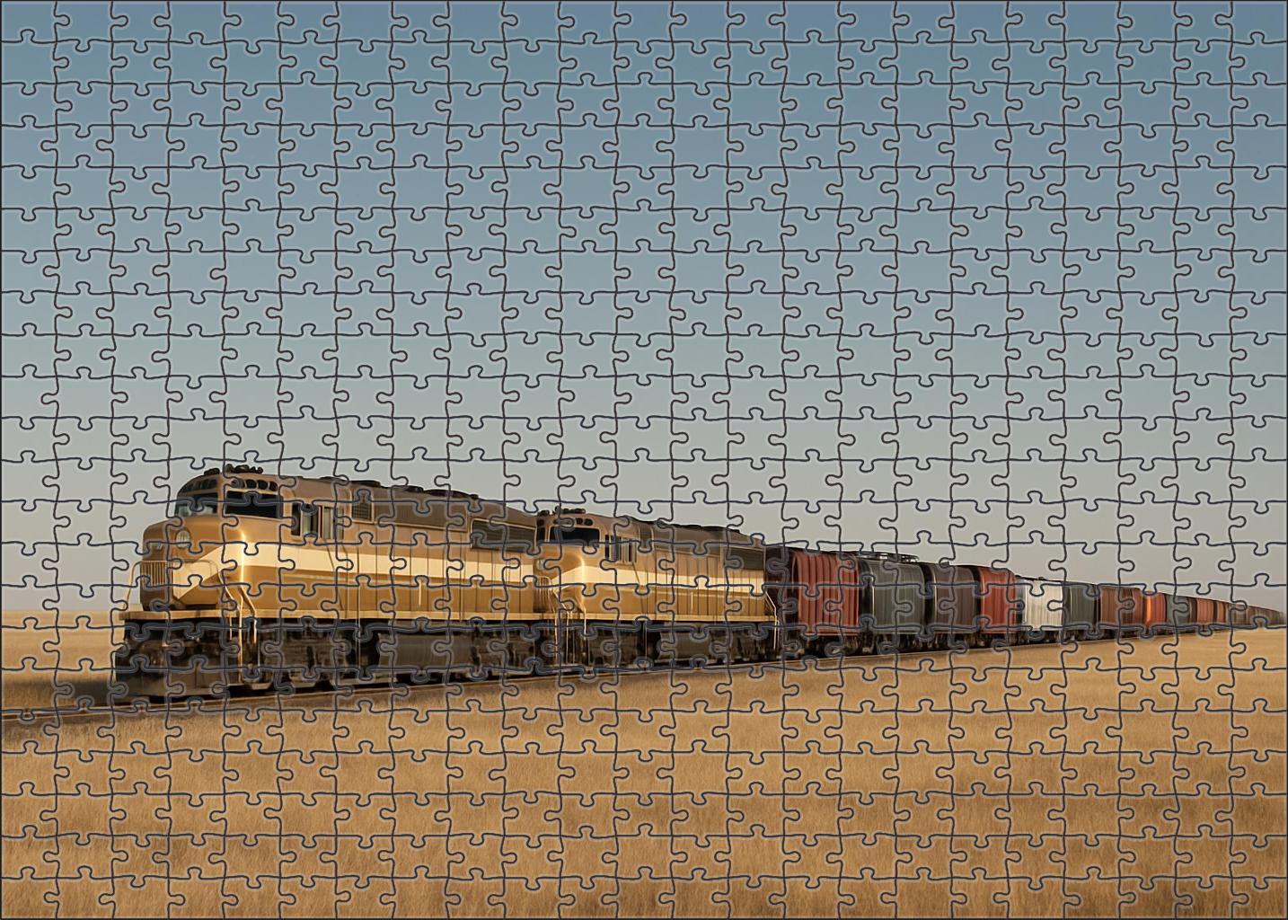 Golden Prairie Freight Large Format Puzzle