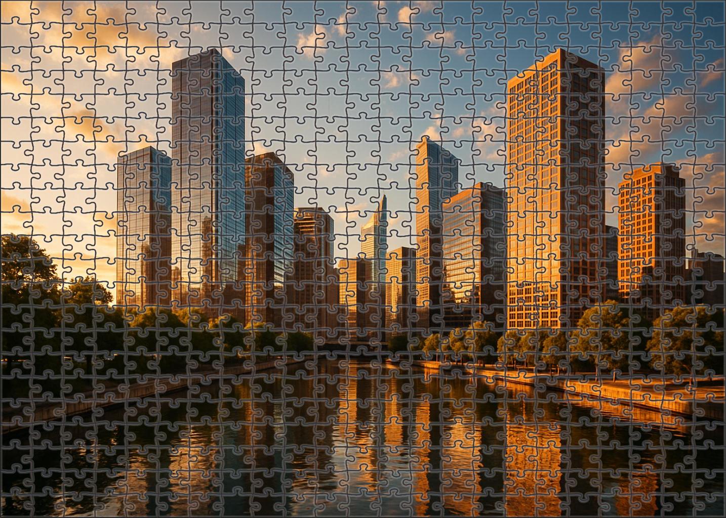 Seoul Yeouido Skyline The Political And Financial Hub Featuring Landmark Skyscrapers Easy Puzzles