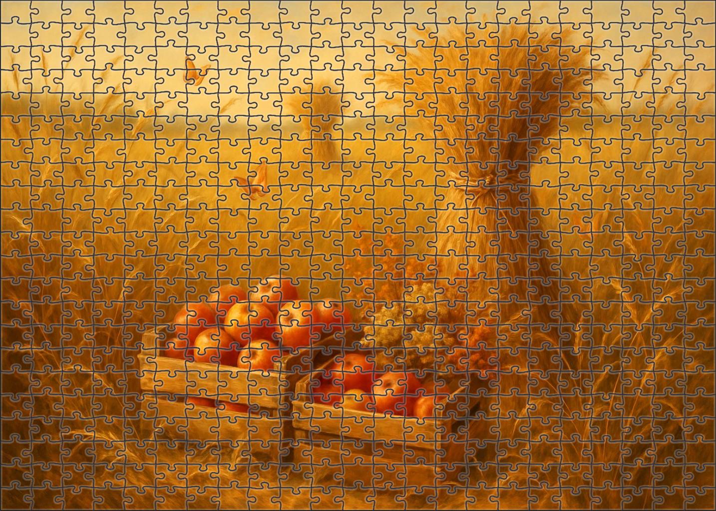 Golden Prairie Afternoon Puzzle Collection