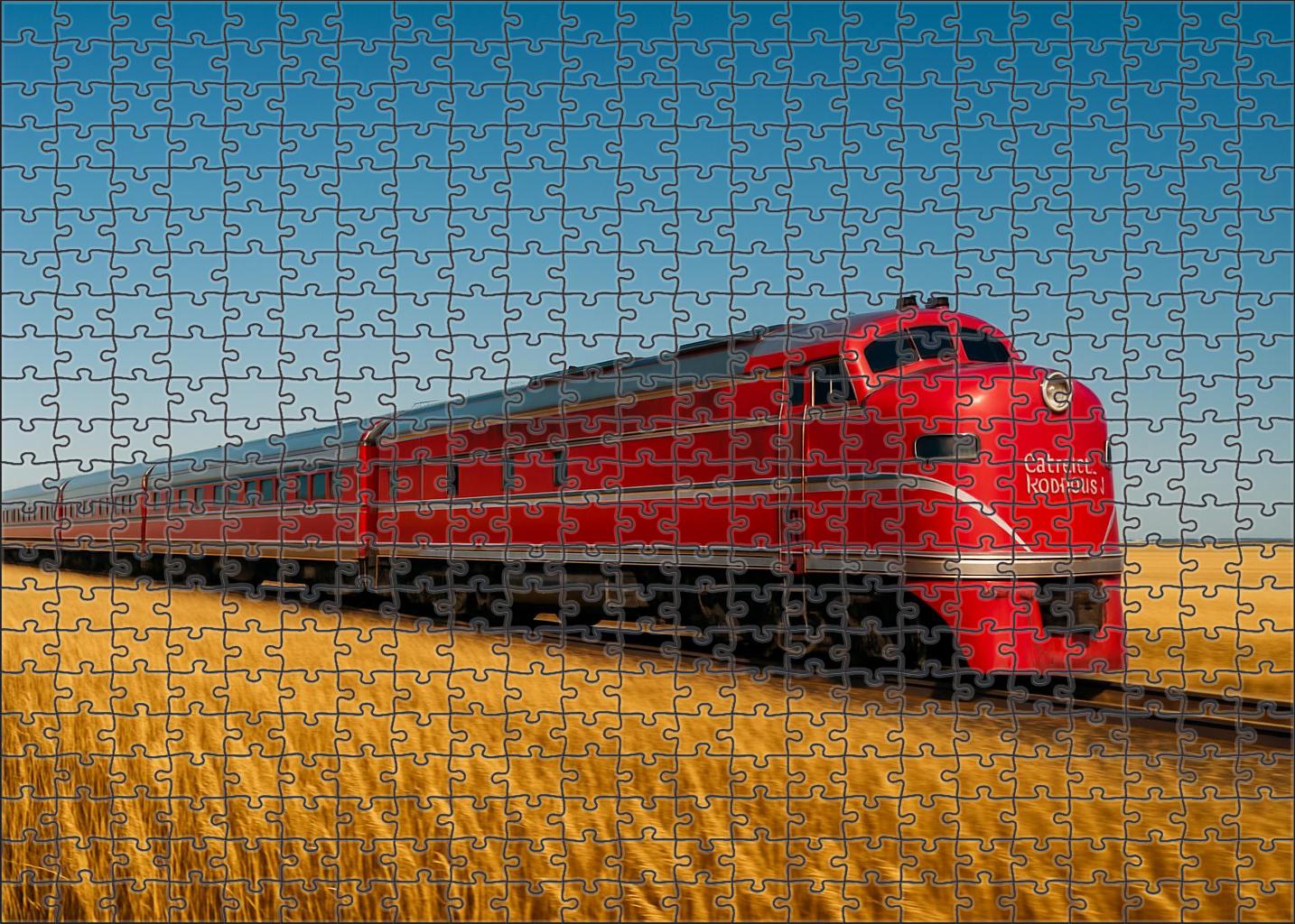 Crimson Horizon Express Easy Puzzles