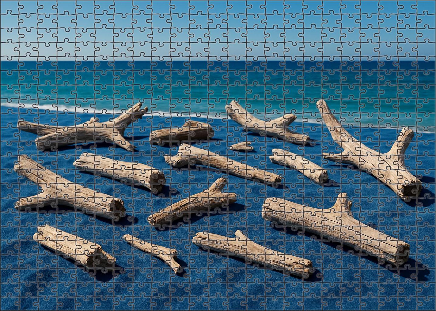 Azure Driftwood Point 50 Piece Puzzle