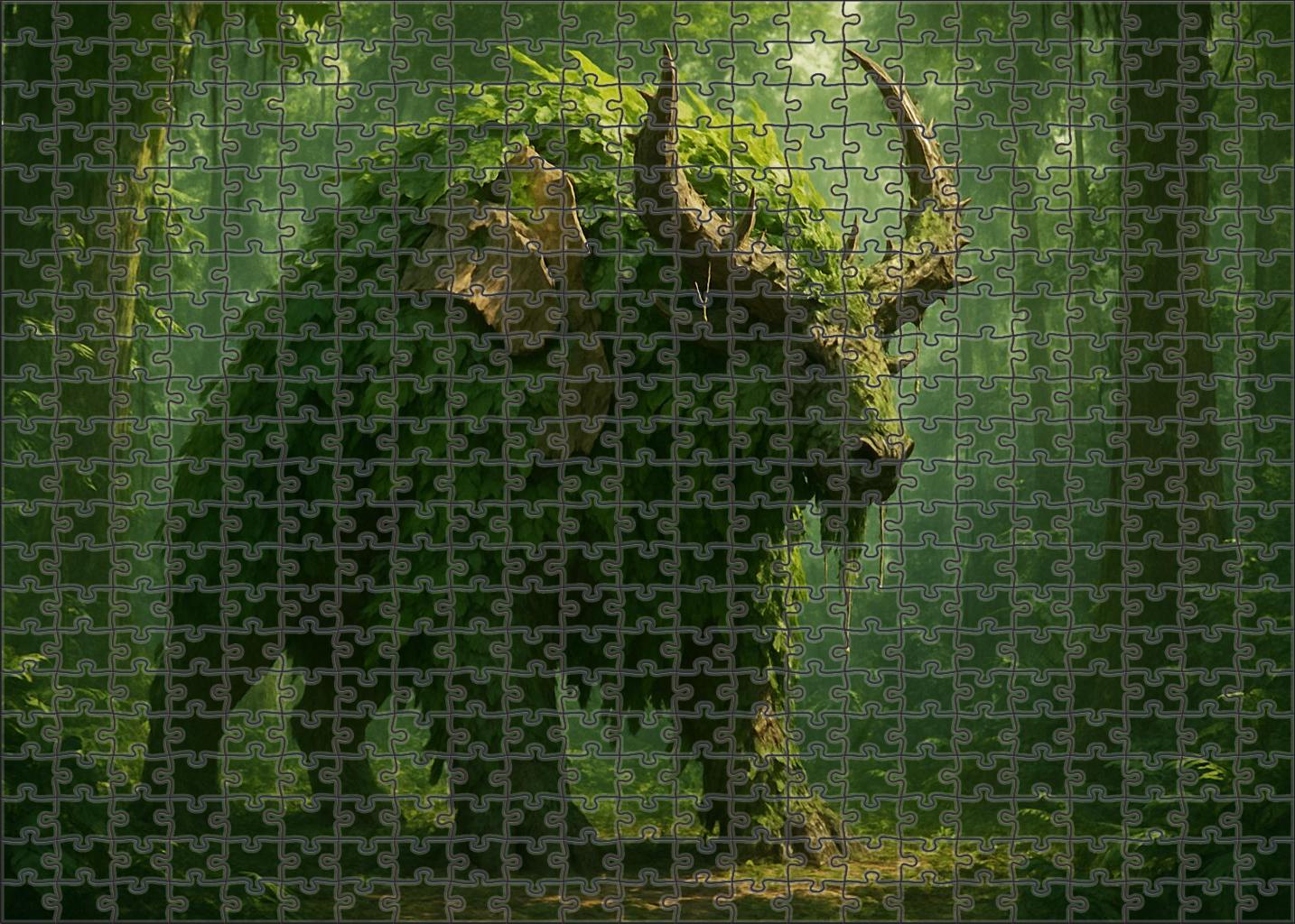 Verdant Thornhide 20 Piece Puzzle