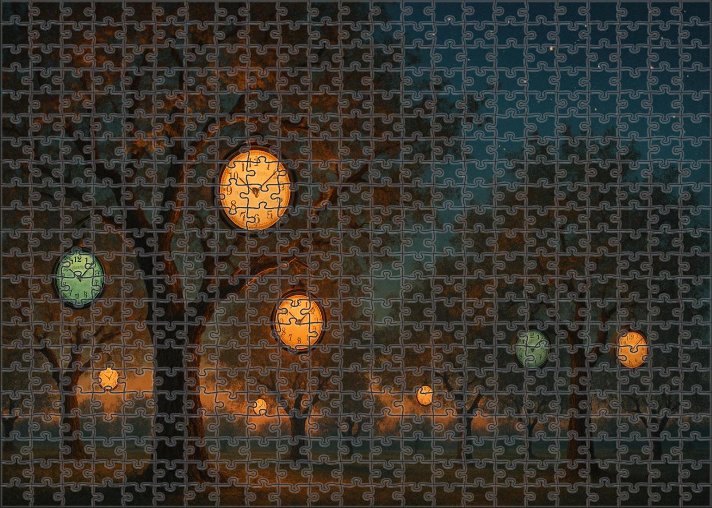 The Clockmaker's Dream Orchard 200 Piece Puzzle
