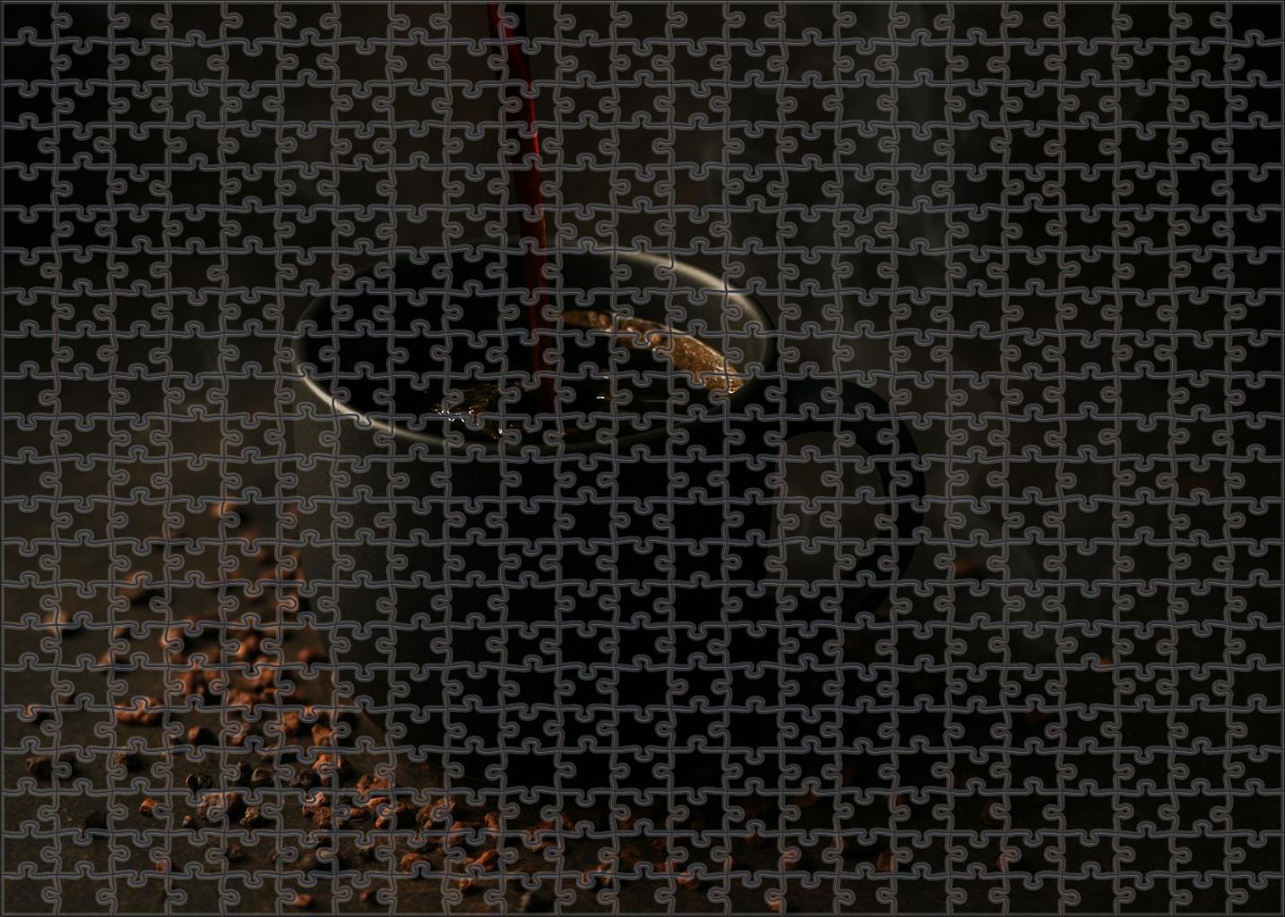 Midnight Velvet Dark Roast Coffee With Deep Chocolate And Smoke 200 Piece Puzzle
