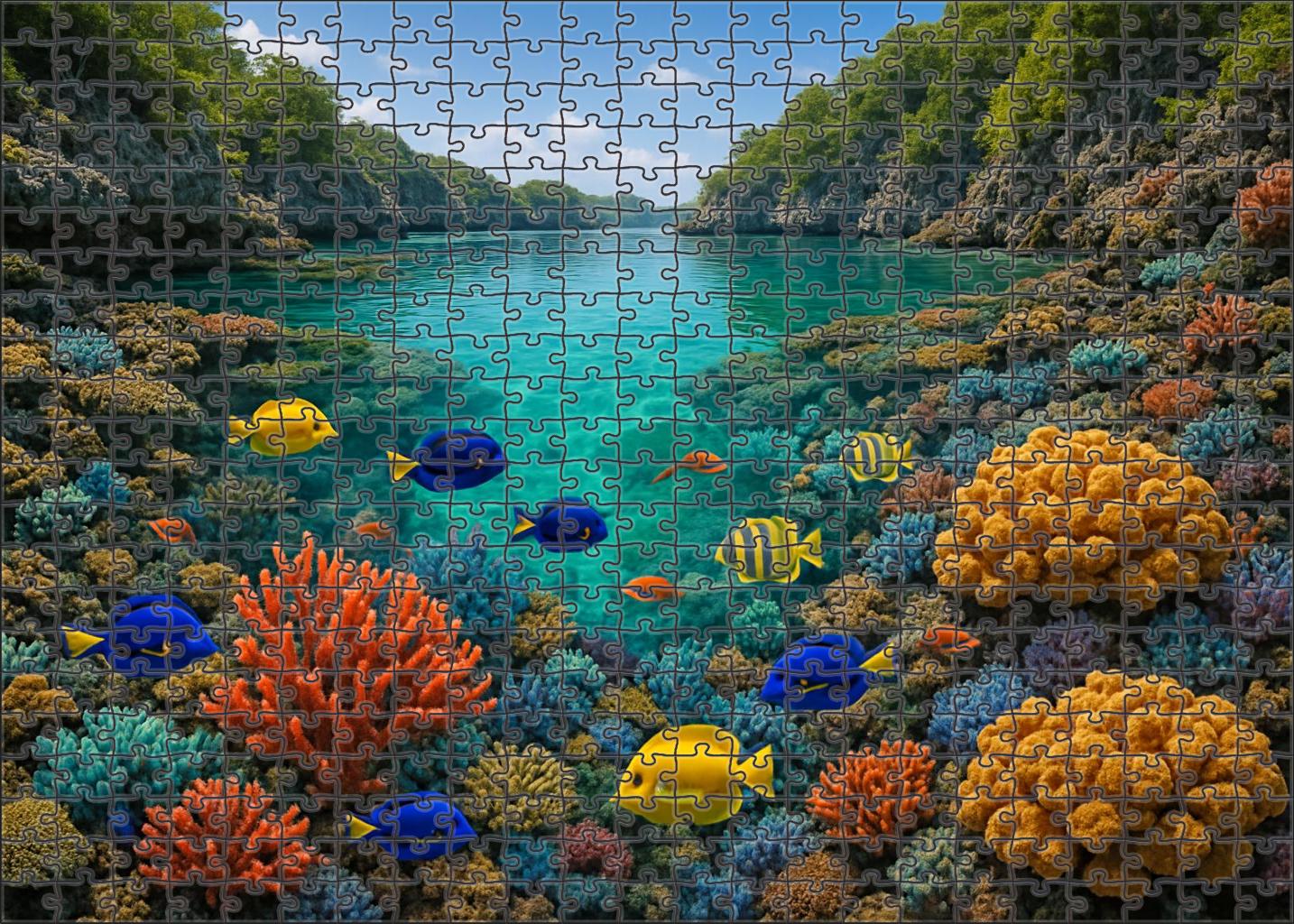 Crystal Lagoon Haven Puzzle For Adults