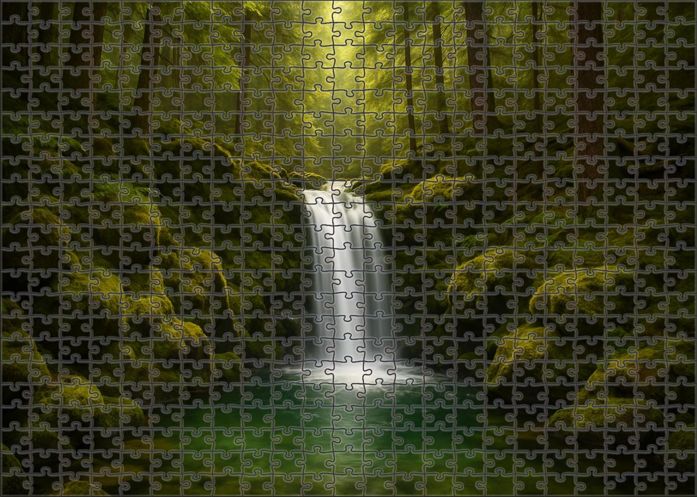 Verdant Grotto Veil 200 Piece Puzzle