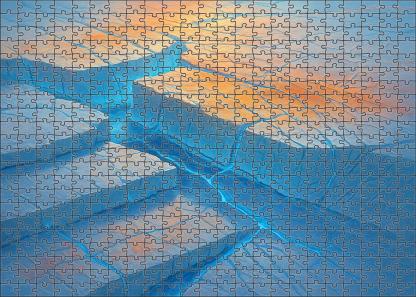 Polar Ice Shelf Dynamics 500 Piece Puzzle