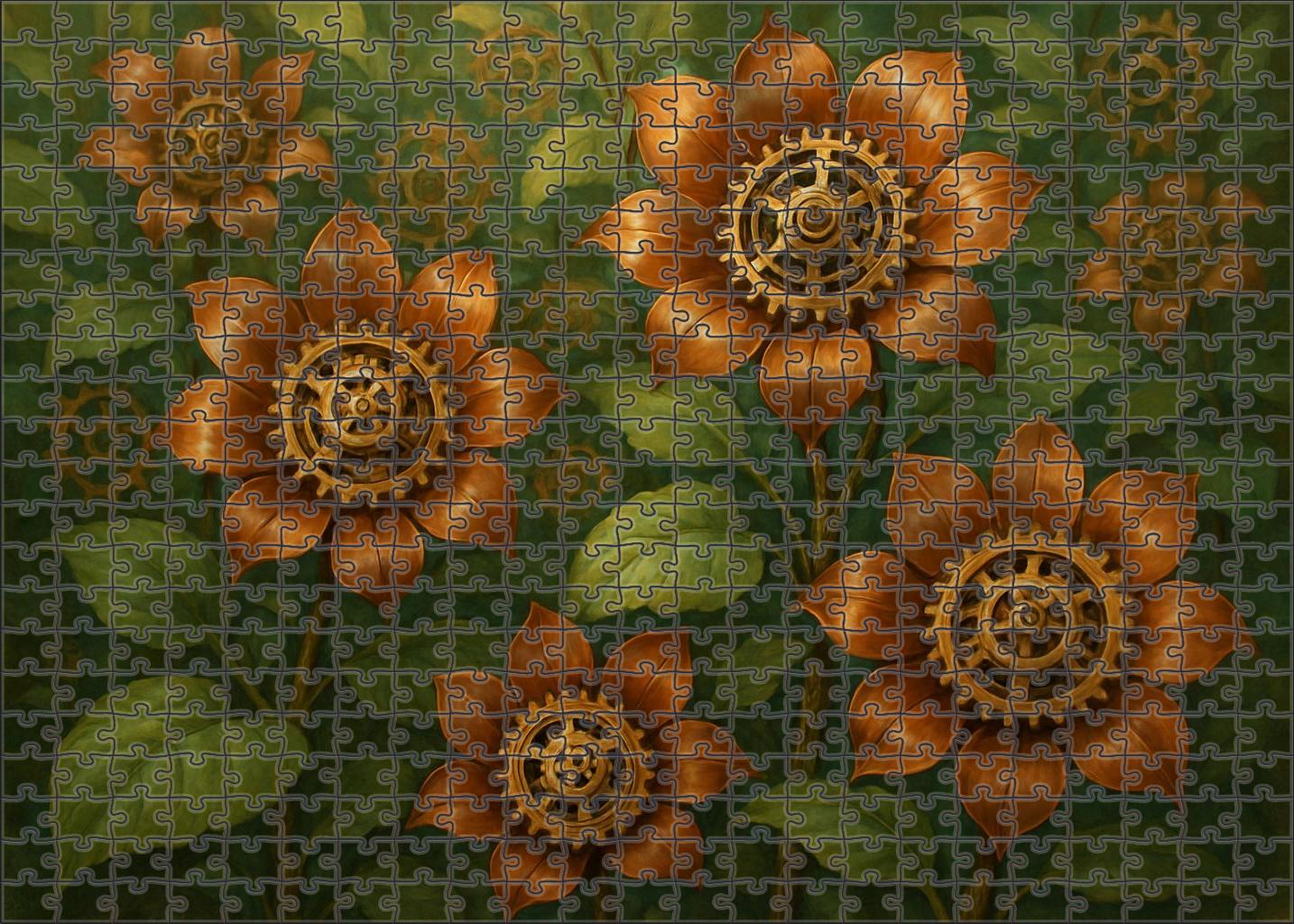 The Clockmaker's Dream Garden Easy Puzzles