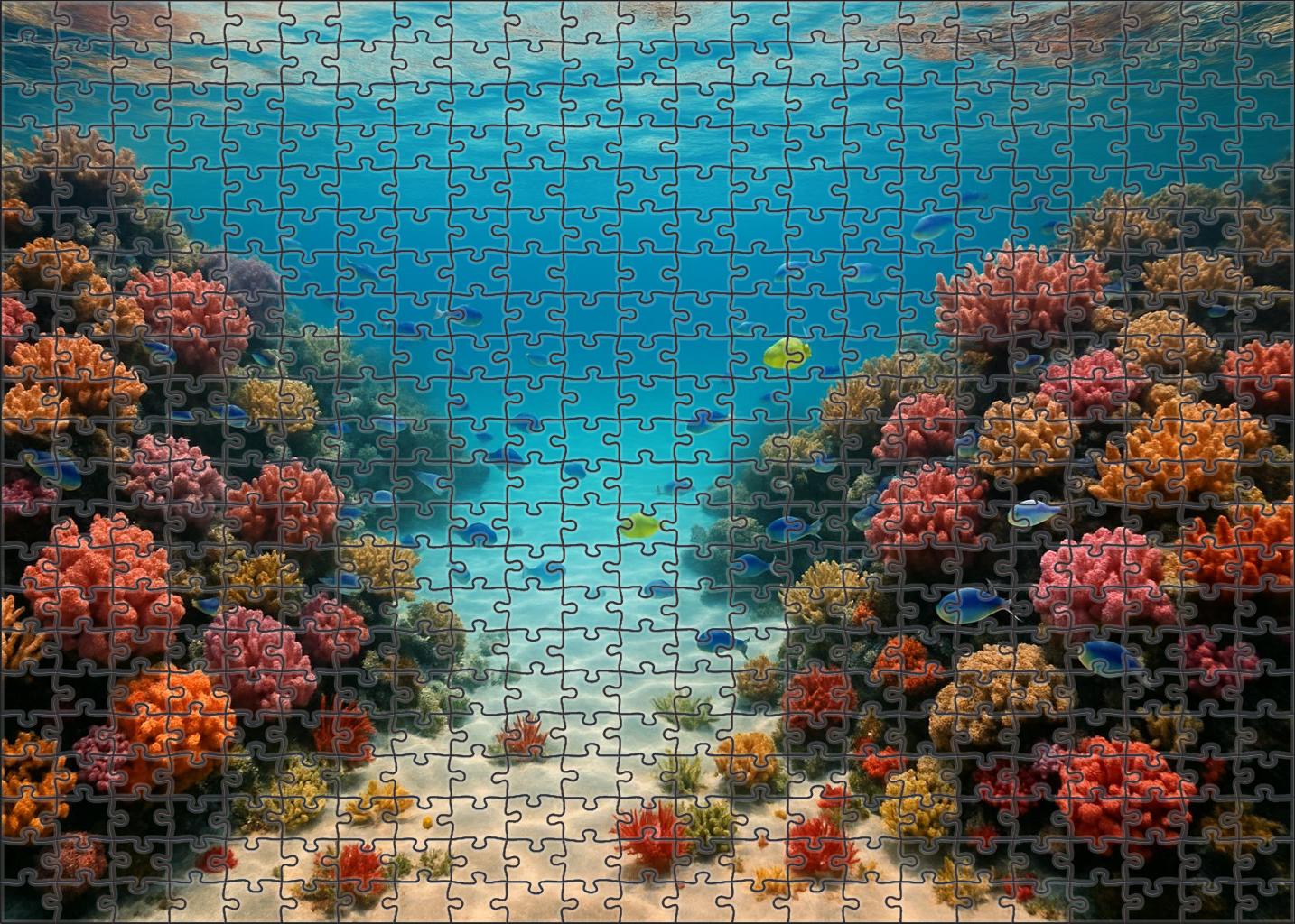 Sapphire Coral Lagoon 100 Piece Puzzle