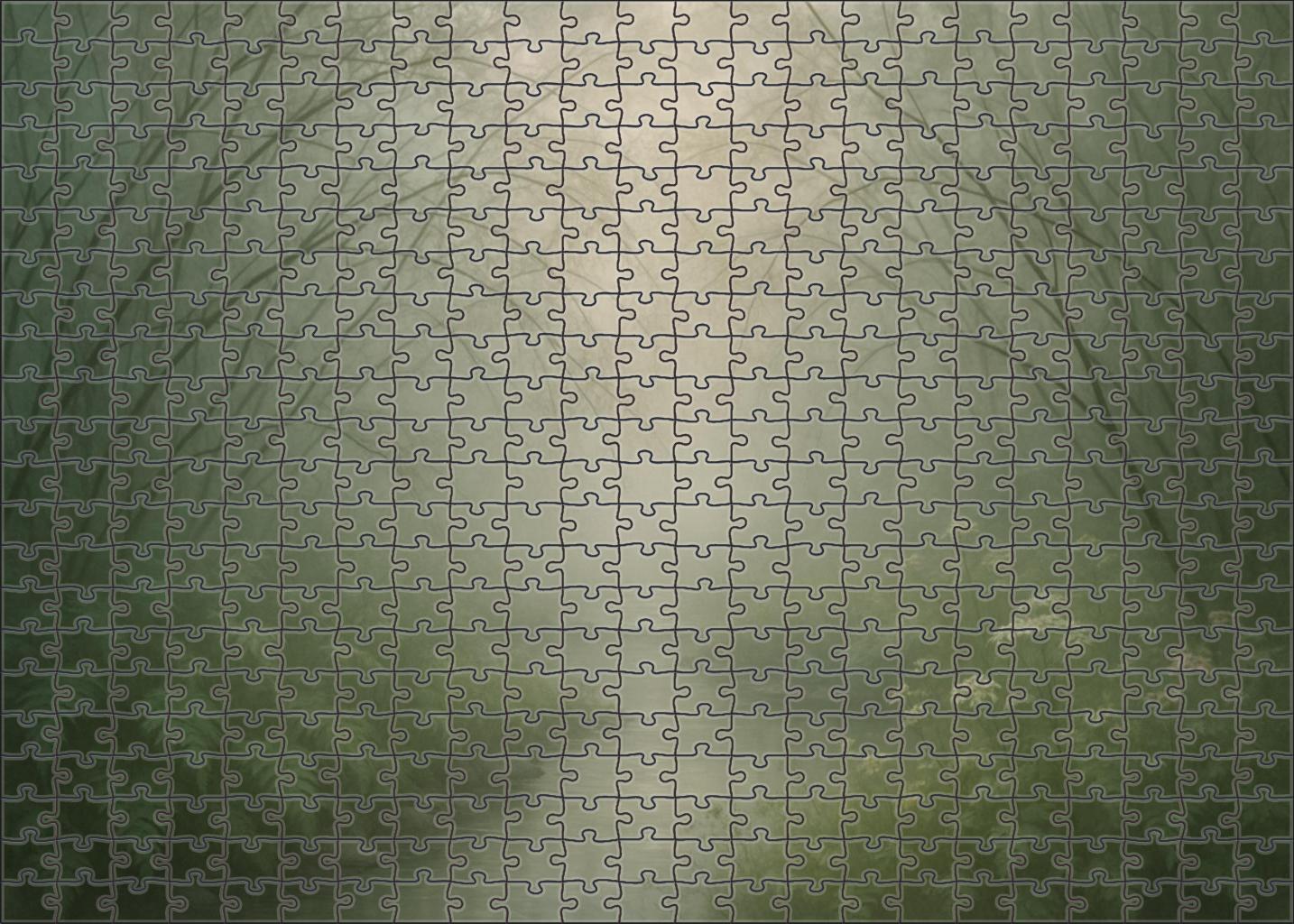 Misty Willow Thicket 300 Piece Puzzle