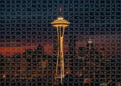 The Space Needle Seattle Usa Recognized By 6987 Globally As A Symbol Of Futuristic Design Unique Puzzle Design