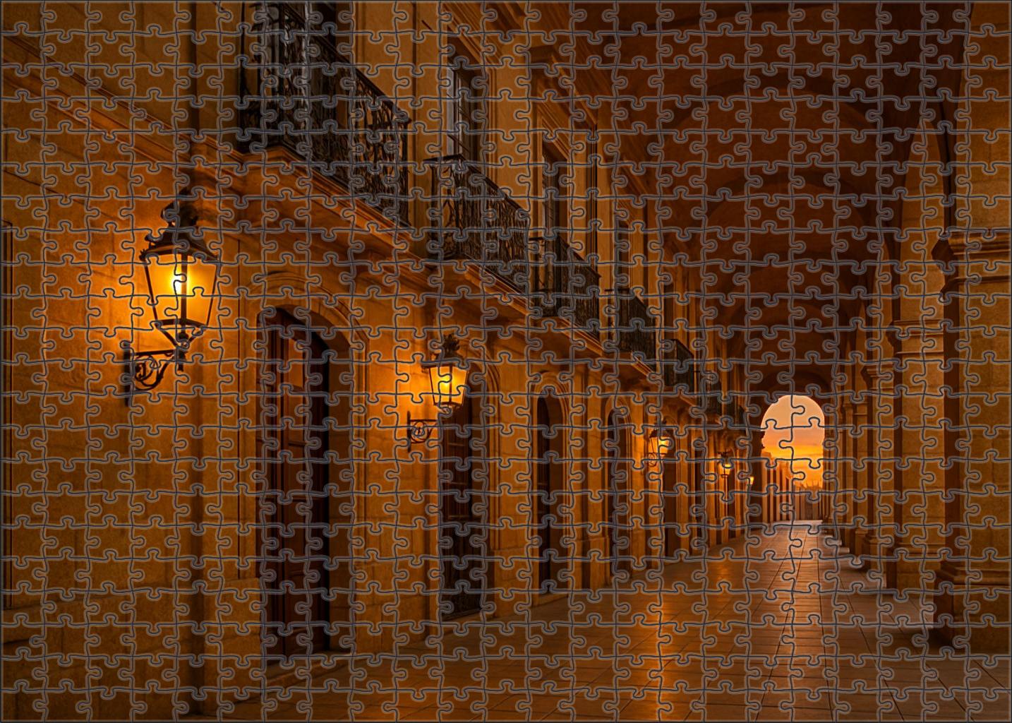 Golden Glow Arcade 100 Piece Puzzle