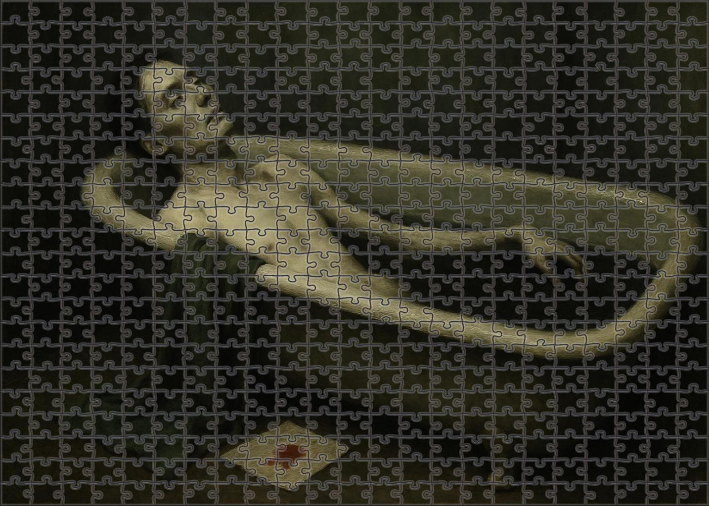 The Death Of Marat 50 Piece Puzzle