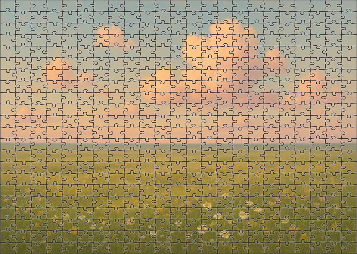 Opaline Meadow Glow Puzzle For Kids