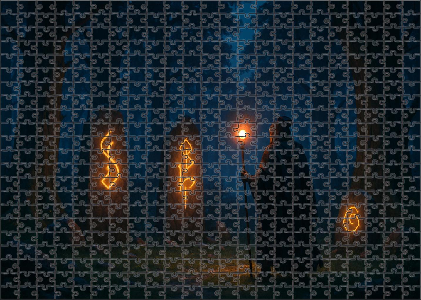 Dark Fantasy Quest Enchanted Forests And Shadowed Heroes Puzzle Challenge
