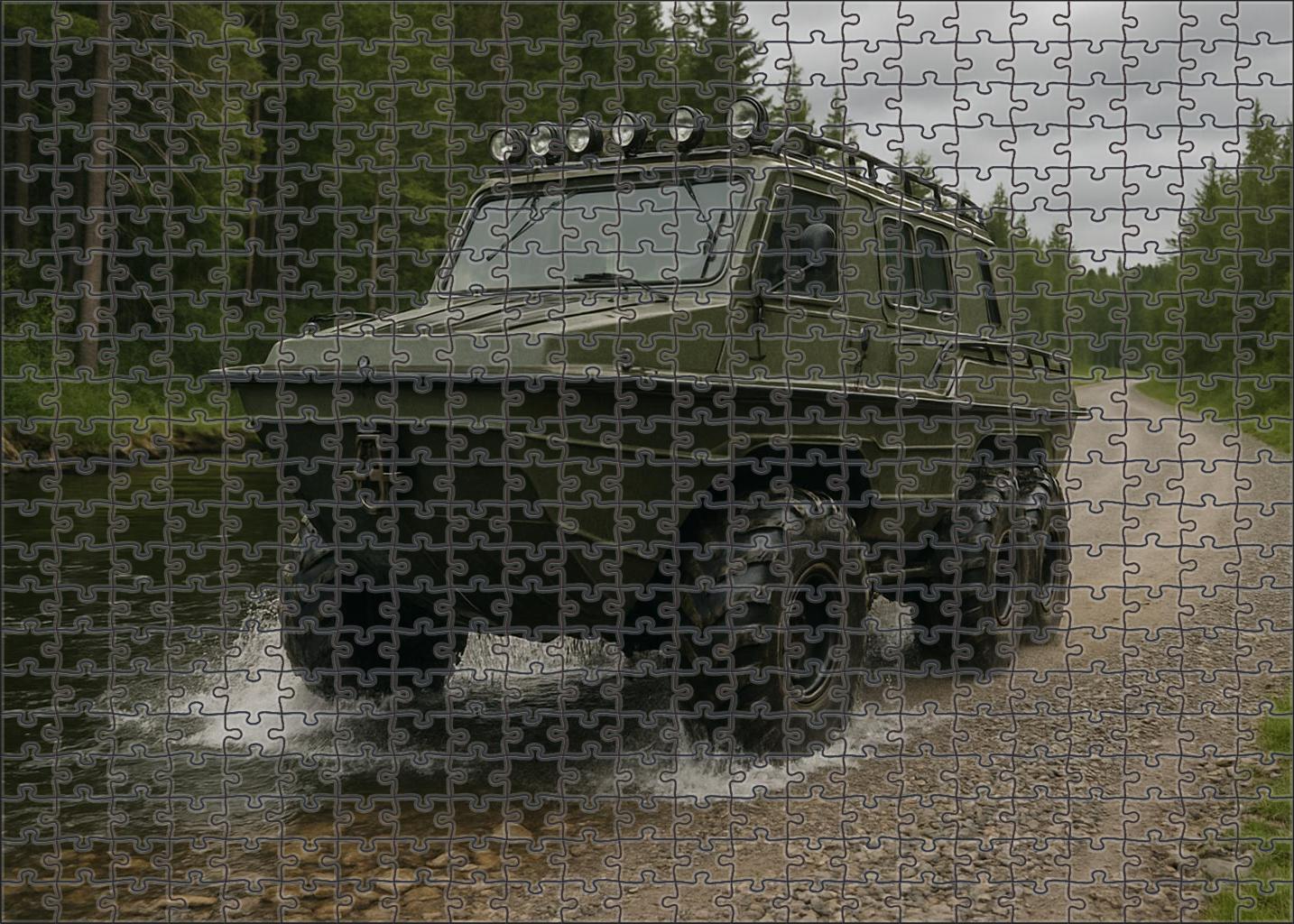 Amphibious All-terrain Vehicle Puzzle For Kids