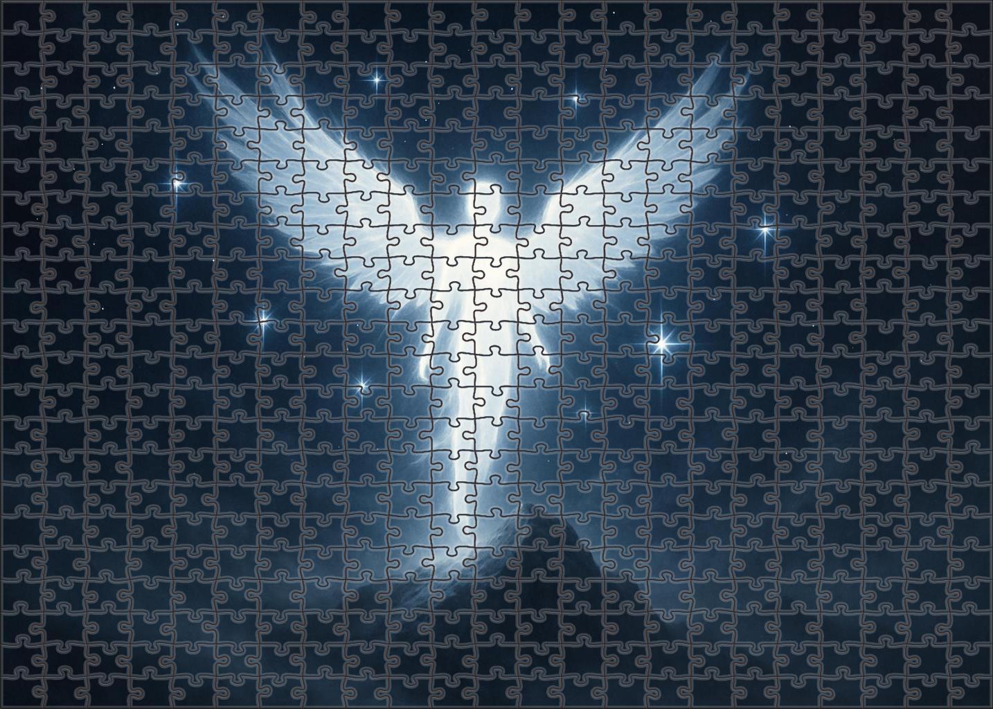 Celestial Veil Seraph Premium Puzzle Pieces