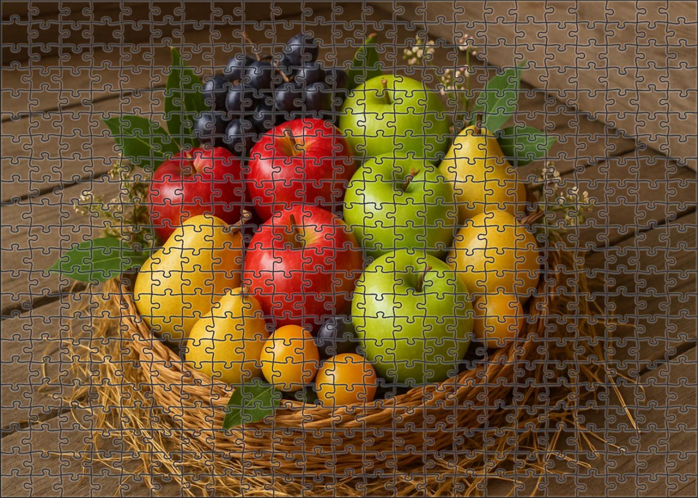 Harvest Basket Delight Puzzle Challenge