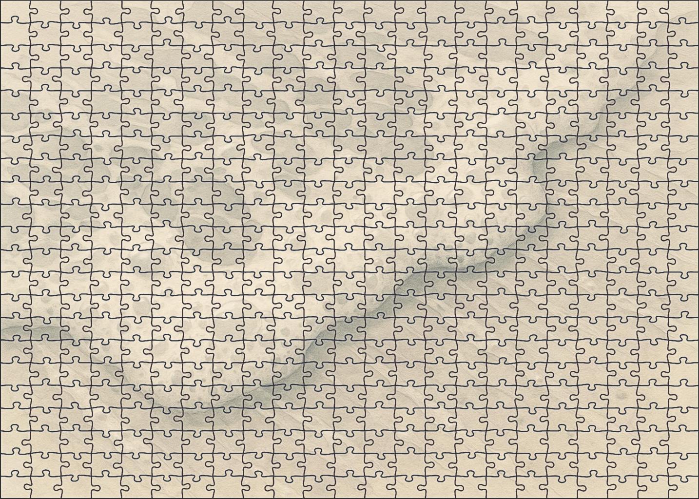 Ethereal Ocean Whispers Delicate Pencil And Watercolor Wash Of Sea Foam Puzzle Collection