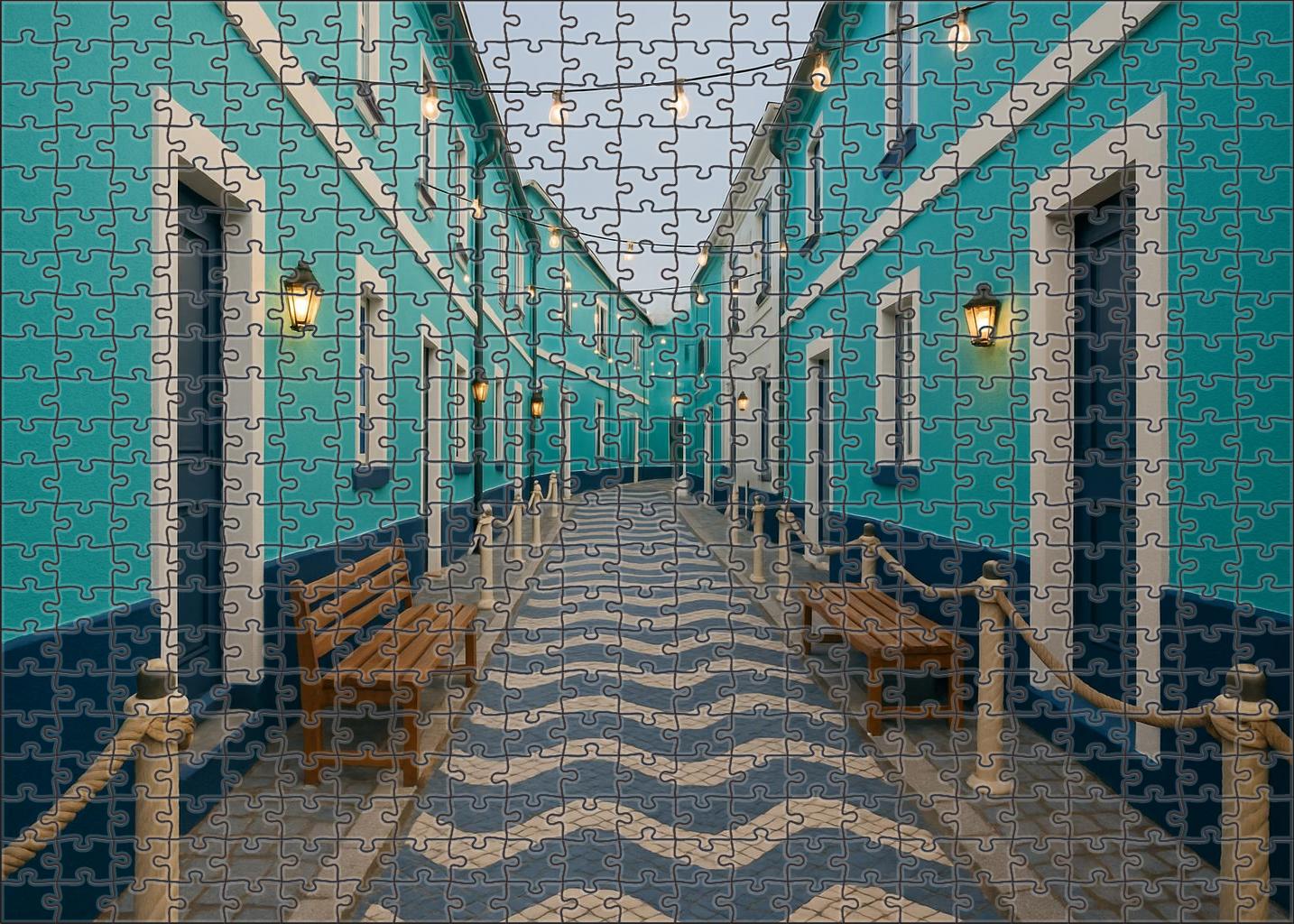 Turquoise Harbor Way Puzzle Fun