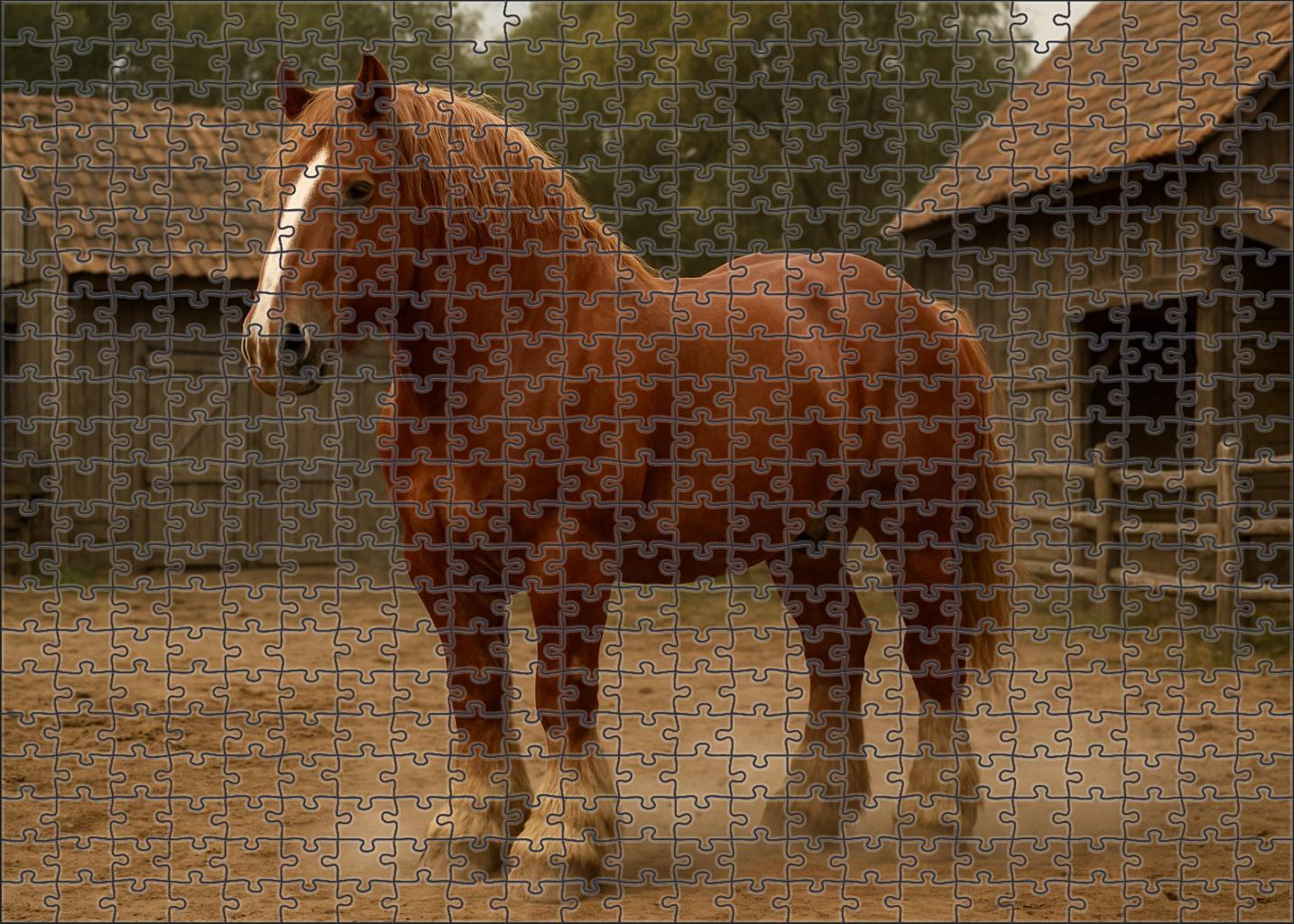 Golden Harvest Draft Massive Sorrel Workhorse Challenging Puzzles