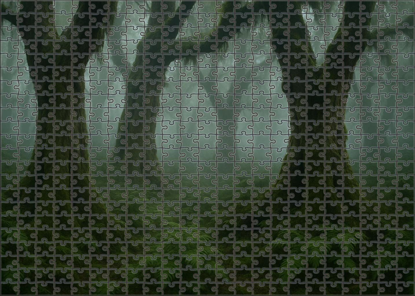 Misty Oak Haven Easy Puzzles